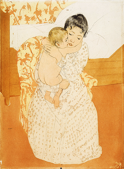 Maternal Caress Mary Cassatt